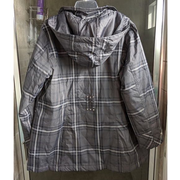Jaclyn Smith Gray Plaid Jacket - Picture 2 of 7